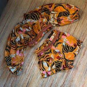 COLCCI two piece linen short set!